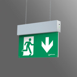 82504 LED-Fluchtweg-Leuchte, Notleuchte, Kettenmontage