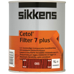 Sikkens 5085976 Cetol Filter 7 Plus Translucent Woodstain Teak 1 litre