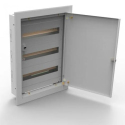 Rozdzielnica podtynkowa metalowa 54 modułowa 3x18 415x585x130 RAL9003 IP30 MP54/3/18