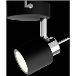 Philips 8719514465374 Meranti Ceiling Floodlight GU10 Black Adjustable Spot