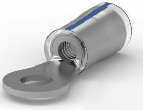 Insulated ring cable lug, 1.25-2.0 mm², AWG 16, 3.68 mm, M3.5, natural, 53416-1