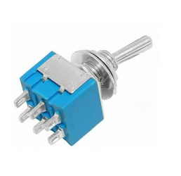 MTS-203 3A 250V 3-pos 6-pin DPDT ON-OFF-ON Toggle Switch