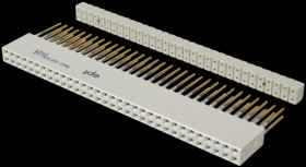 962-60326-12 PC104 BUS pin and socket connector, 64-pin, press-fit technology