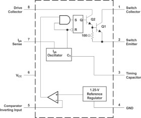 1.5-A boost, buck, inverting switching regulator, operation from 0°C to 70°C