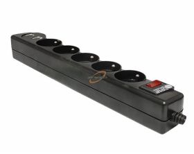 FILTR LISTWA PRZECIWPRZEPIĘCIOWA 3m 5GNIAZD+2GN TEL+UZIEMIEN