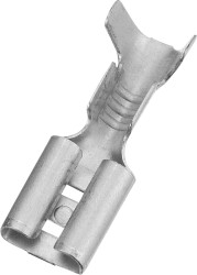 Konektor płaski Żeński 4.8 x 0.5mm 0,3 → 1,25 mm², 22 → 16 AWG długość 15.5mm Izolacja: Nieizolowane Cyna