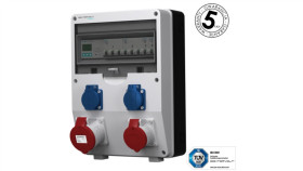 Rozdzielnica Budowlana Z Licznikem 3F Siemens Ptd-S 32A 16A 2X230v Gniazda...