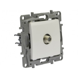 Gniazdo antenowy TV typ F-F pojedyncze końcowe NILOE białe Legrand