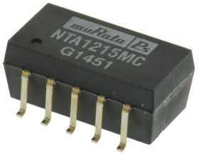 Przetwornica DC-DC, 1W, Uwe 10,8 → 13,2 V DC, Uwy ±15V dc, Iwy ±33mA, Murata Power Solutions