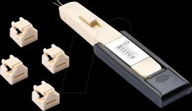 MNL04PKBG Port lock, RJ11, 4 pieces, with key, beige