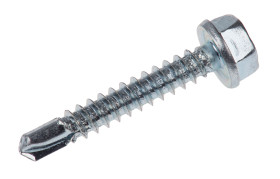 Wkręt samowiercący M4.2 długość 25mm Sześciokątne Stalowe Podkładka sześciokątna