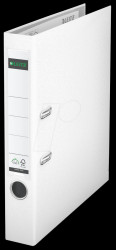 10155001 Leitz 180° Lever Arch File Plastic, white