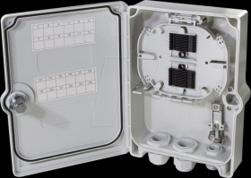 FB124E FTTx connection empty housing, 24 fibers