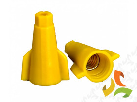 Złączka skrętna ZSE 1-1.0/6.0 żółta uniwersalna dla przewodów o przekroju od 1-6 mm2 43814204 SIMET