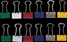 2141399 Multi-purpose clips, 13-mm width, 12 pieces