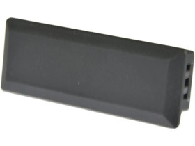 Zaślepka otworu SC duplex do przełącznicy światłowodowej FO czarna