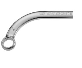 Klucz oczkowy Klucz oczkowy wygięty w kształcie litery C Facom długość 184 mm Stal chromowo-wanadowa