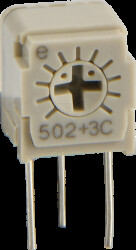 FT-63ES-502 Precision potentiometer, trimmer, vertical, 5 kOhm
