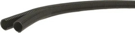 Corrugated hose, inside Ø 23.4 mm, outside Ø 30.8 mm, BR 155 mm, PP, black, 97205