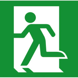 Piktogram VELLA 123x123 ludzik lewo 93334