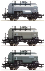 Wagon cysterna Roco 77021 H0 zestaw 3 wagonów cystern DR
