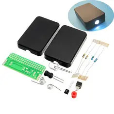 EQKIT® DIY FLA-1 Prosty zestaw do samodzielnego montażu obwodu latarki elektronicznej