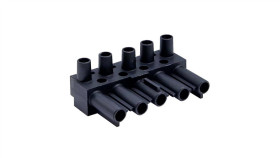 Złączka Wtykowa Elektryczna Bcs-5/H-N (Żeńska 5-Polowa Czarna)