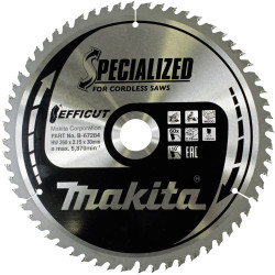 Makita B-67284 Circular Saw Blade 260x30x2.15mm 60 cogs 1pc