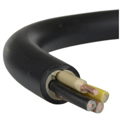 Kabel prądowy YKY 0,6/1kV 4x2,5 drut do ziemi Elektrokabel /25m/