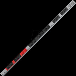 800.2339 PDU, 1U, 24x C13, 6x earthing contact