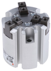 Chwytak pneumatyczny, palce: 3, Podwójna, M5 x 0,8, Równoległy, 0,6 MPa