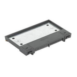 Simon Connect Pokrywa puszki podłogowej 1-modułowej SF1xx/14 (element zapasowy) szary grafit RSF001/14