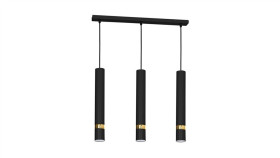 Lampa Wisząca Joker Black/Gold 3Xgu10 Mlp6080 Milagro