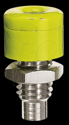 Miniature panel jack, 2.6 mm, yellow