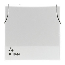 VENA Pokrywa gniazda poj IP44 z przesłoną torów prądowych do mechanizmu 911239 5102039