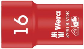 Wera 8790 B VDE 05004960001 zewnętrzny sześciokąt Nasadka VDE 16 mm 3/8" (10 mm)