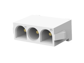 Wtyk PCB 3-pinowe raster: 6.35mm -rzędowe TE Connectivity Montaż na płytce