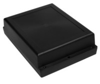 Z-46 Obudowa z tworzywa Z46 wymiary: 195x142x53mm - pełna - mocowana na ścianę - czarna - polistyren