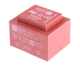 Transformator do druku 15V ac 230V ac 2 wyjścia THT 5VA