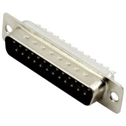 Connfly DS1033-25MBNSISS D-Sub Plug 180&#xB0; 25 Pins Soldering 1 piece