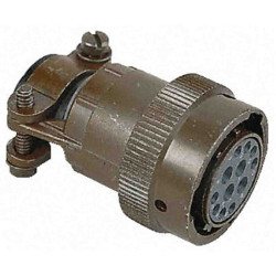 Złącze 10-pinowe Męski Souriau Sunbank by Eaton Żeński Montaż na kablu MIL-DTL-26482 rozmiar 12