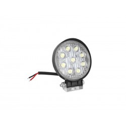 Lampa Robocza 9 LED 27W Okrągła FLOOD