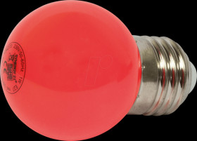 S21-LED-000730 LED lamp E27, 1 W, red