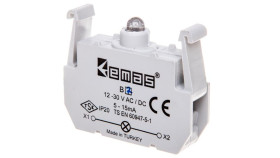 Element Podświetlający Do Przycisków Serii B, 12-30V Ac/Dc, Niebieski T0-B7