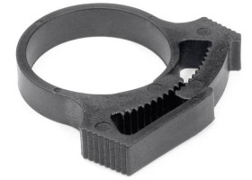Zacisk mocujący HellermannTyton SNP12A-PA66GF13-BK 190-00254, 15.60 do 18.30 mm, 1 szt.