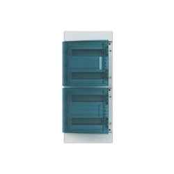 Rozdzielnica modułowa natynkowa hermetyczna Mistral65 4x12 M48 IP65 drzwi transp. 65P12X42A 1SLM006501A1207