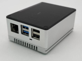 Obudowa SBC Radxa RockPi_GH_PROLP_SV Rock Pi aluminium srebrny