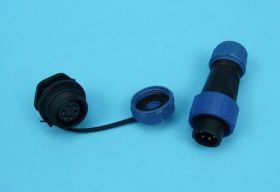 SP-1310 6-PIN 13A/250V IP68 ZŁ.HERMETYC