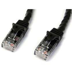 StarTech N6PATC10MBK 10m Black Snagless Cat6 UTP Patch Cable - ETL Verified
