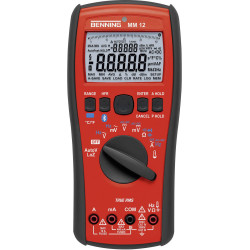 Benning 44088-ISO MM 12 Handheld Multimeter TRUE RMS CAT IV 600V Logger